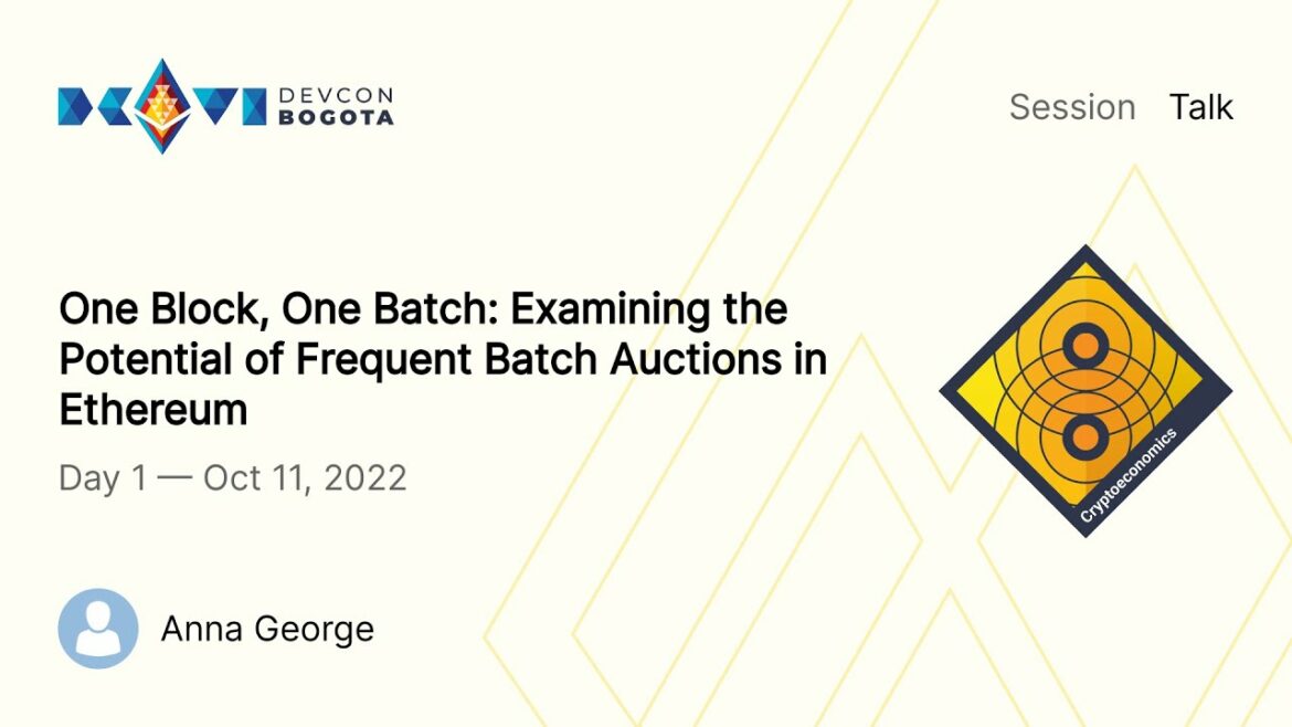 Batch Auctions