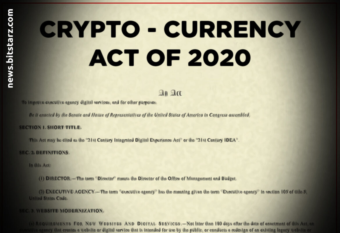 Cryptocurrency Act of 2020