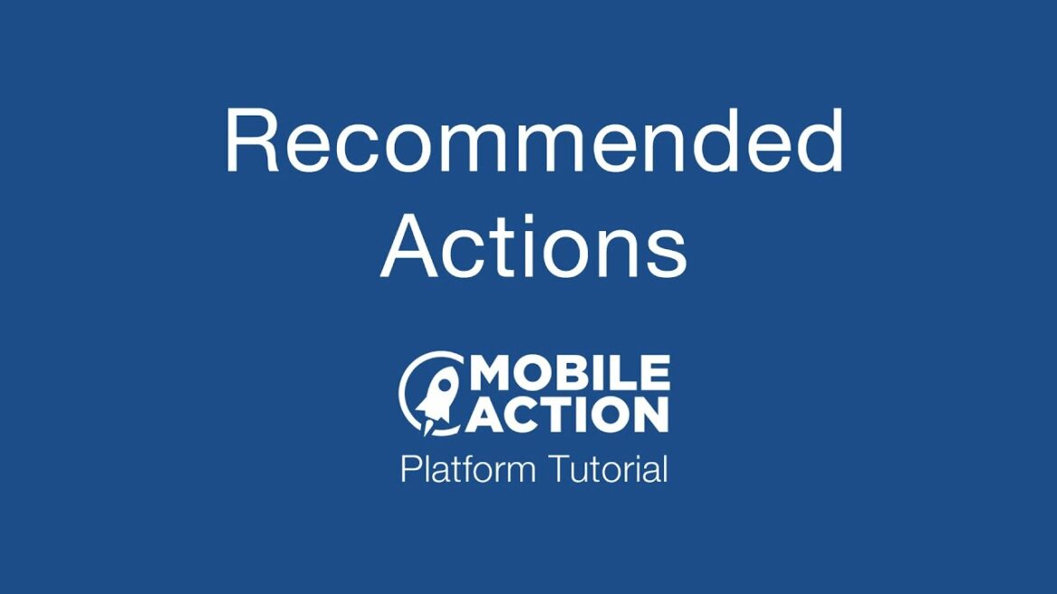 recommended actions