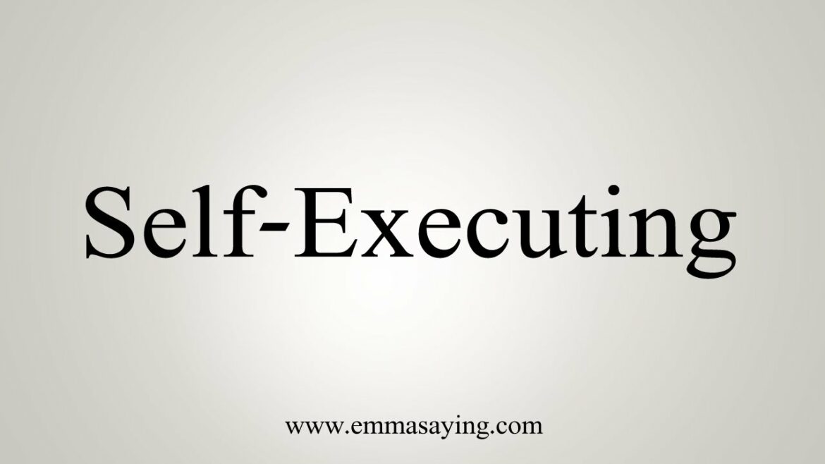 self-executing
